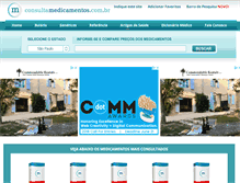 Tablet Screenshot of consultamedicamentos.com.br